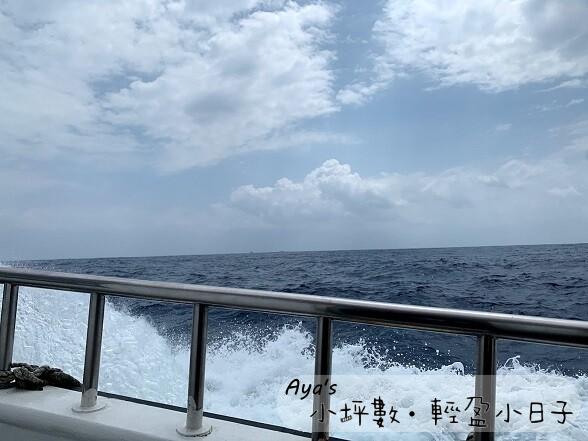 賞鯨船上的風景