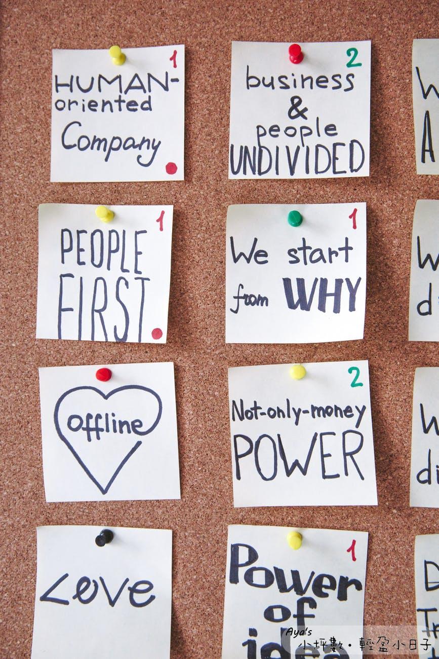 notes on board