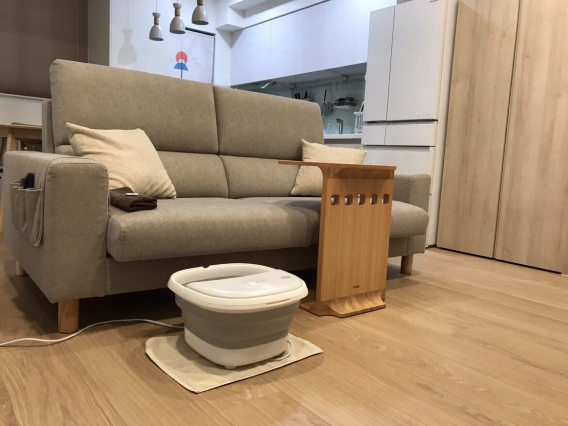 泡腳機開箱 艾斯凱摺疊足浴泡腳桶