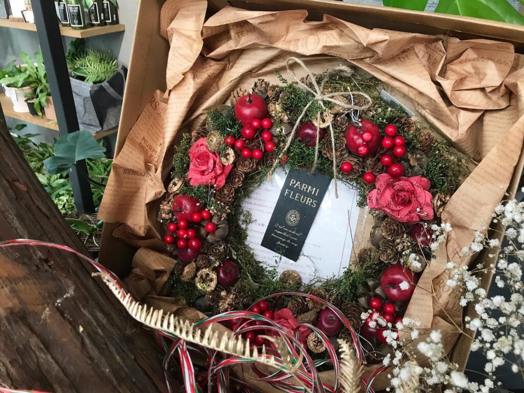 弎學植務所 聖誕花圈